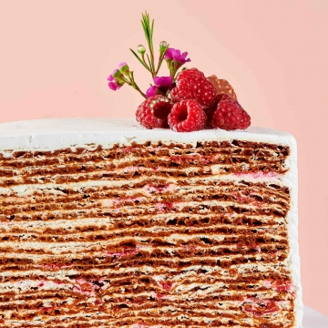 «Медовик с малиной»