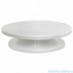 Прочный и устойчивый столик для обмазки и декорирования тортов с большой амплитудой поворота